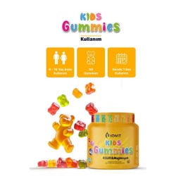 ATAVIT KİDS D3 K2 MAGNEZYUM 60 GUMMİES