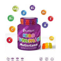 ATAVIT KİDS MULTİVİTAMİN 60 GUMMİES