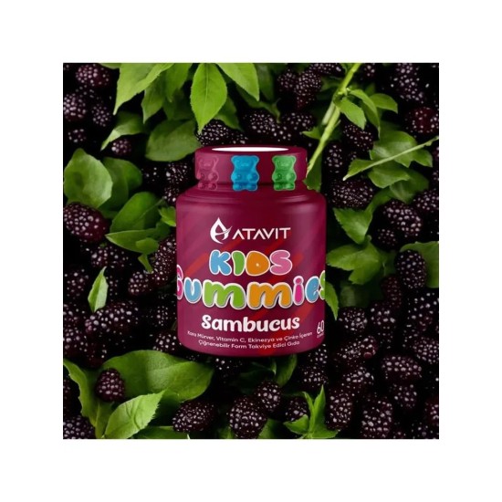ATAVIT KİDS SAMBUCUS 60 GUMMİES