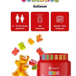 ATAVIT KİDS İRON DEMİR 60 GUMMİES