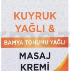 AZUREKS KUYREK YAĞLI & BAMYA TOHUMU YAĞLI MASAJ KREMİ 100 ML 