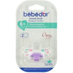 BEBEDOR 132 SİLİKON RENKLİ DAMAKLI EMZİK NO:2