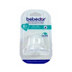 BEBEDOR 326 BİBERON EMZİĞİ SİLİKON GENİŞ AĞIZLI 