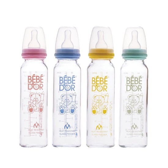 BEBEDOR 41302 ISIYA DİRENÇLİ CAM BİBERON 250 ML