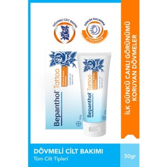 BEPANTHOL TATTOO DÖVME BAKIM KREMİ 50 GR BEPANTHOL TATTOO DÖVME BAKIM KREMİ 50 GR