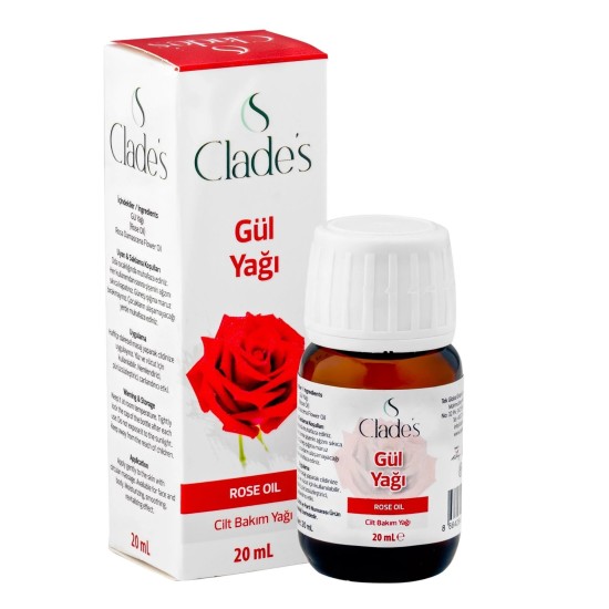 CLADES GÜL YAĞI 20 ML