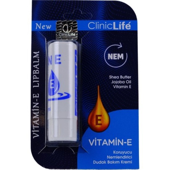 DUDAK BAKIM-CLİNİCLİFE LIP BALM VİTAMİN E
