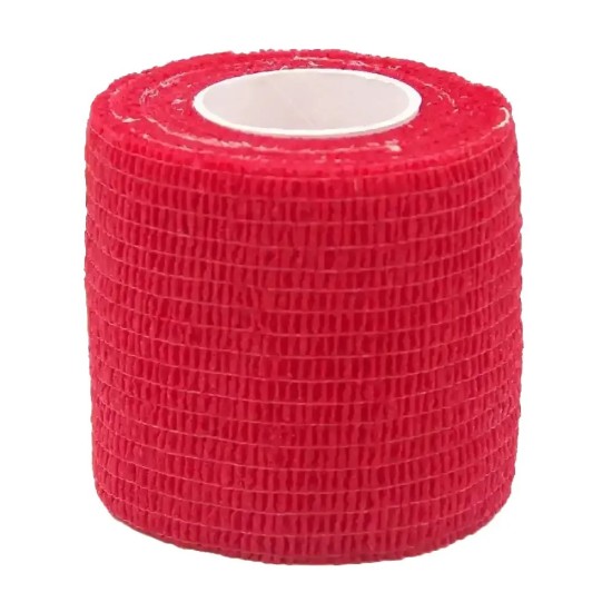 COBAN BANDAJ 5CM*4,5 MT KIRMIZI DS PLUS