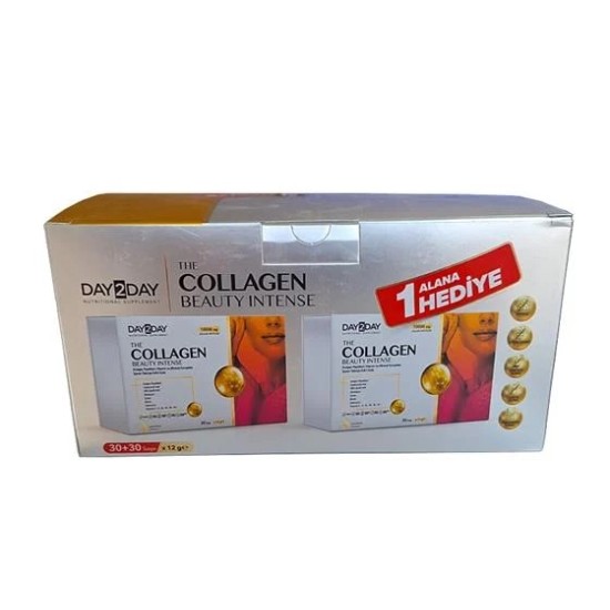 DAY2DAY THE COLLAGEN BEAUTY ANANAS AROMALI 30 SAŞE - (1 Alana 1 Hediye Kofre)