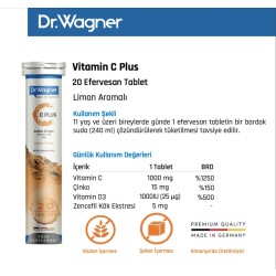 DR. WAGNER C PLUS 20 EFERVESAN TABLET