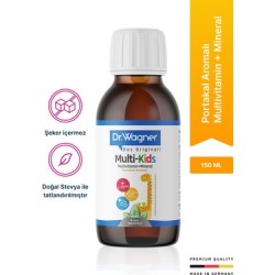 DR. WANGER MULTİ-KİDS MULTİVİTAMİN+MİNERAL 150 ML SURUP