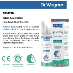 DR. WANGER NASOVAN HİPERTONİK ALKALİ NAZAL SPREY 100 ML 
