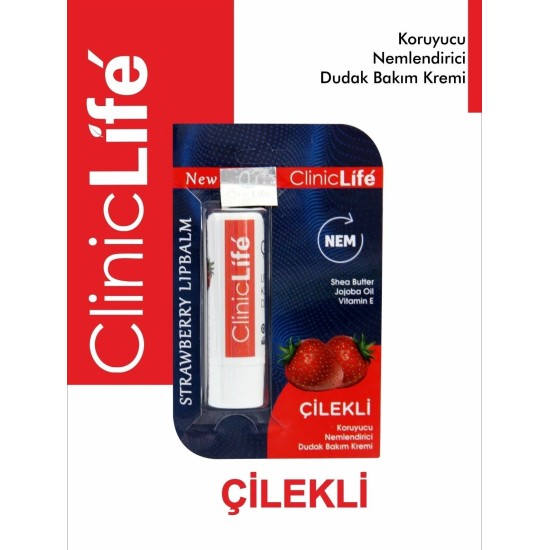 DUDAK BAKIM-CLİNİCLİFE LIP BALM ÇİLEKLİ
