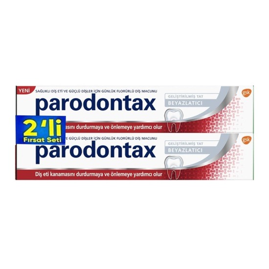 DİŞ MACUNU PARODONTAX BEYAZLATICI 75 ML 2'Lİ AVANTAJ PAKET DİŞ MACUNU PARODONTAX BEYAZLATICI 75 ML 2'Lİ AVANTAJ PAKET
