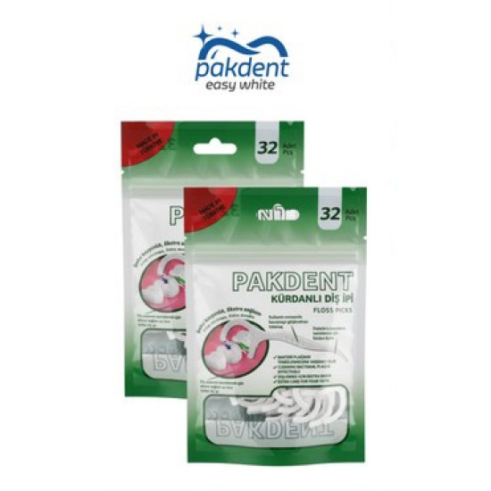 DİŞ İPİ KÜRDANLI 32'Lİ POŞET PAKDENT