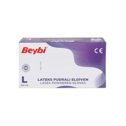 ELDİVEN MUAYENE BEYBİ LATEKS PUDRALI LARGE 100'LU