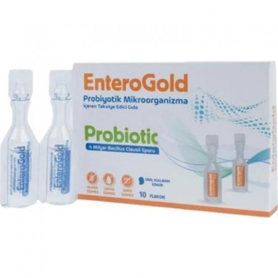 ENTEROGOLD PROBİYOTİK YETİŞKİN 10 FLK 
