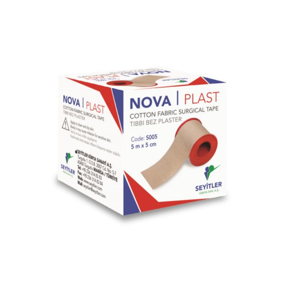 FLASTER BEZ NOVA PLAST 5M X 2,5 CM FLASTER BEZ NOVA PLAST 5M X 2,5 CM