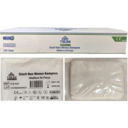GAZLI BEZ 30X80 CM (2 ADET) STERİL NONWOVEN TULES