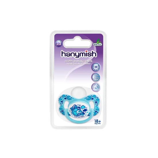 HANYMİSH 105 HAPPY DAMAKLI SİLİKON EMZİK NO:3 HANYMİSH 105 HAPPY DAMAKLI SİLİKON EMZİK NO:3
