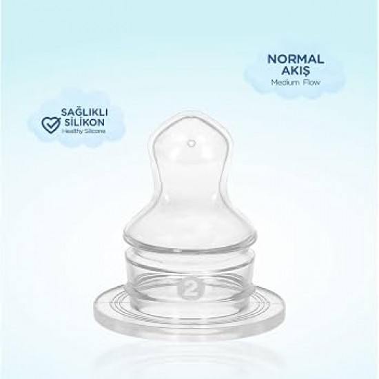 HANYMİSH 465 SİLİKON BİBERON EMZİĞİ DAMAKLI NO:3
