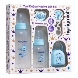 HANYMİSH 655 YENİ DOĞAN PP HEDİYELİ SETİ 5`Lİ - MAVİ