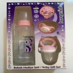 HANYMİSH 656 YENİ DOĞAN HEDİYE SETİ 4'LÜ- PEMBE