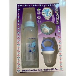 HANYMİSH 657 YENİ DOĞAN HEDİYE SETİ 4'LÜ- MAVİ