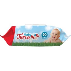 ISLAK HAVLU BABY TURCO MAVİ 90 'LI