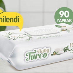 ISLAK MENDİL BABY TURCO BEYAZ SABUN 90 LI