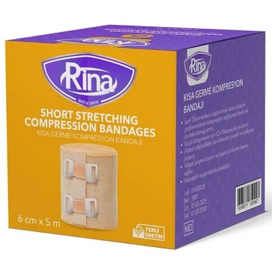 LENF ÖDEM BANDAGE COMPRESSİON 8 CM X 5 M RİNA