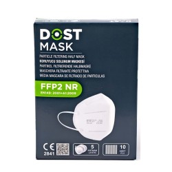 MASKE DOST (16074) NN95/FFP2 SİYAH 10'LU