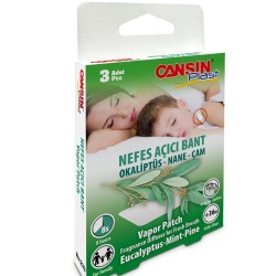 NEFES AÇICI BANT 3 ADET CANSINPLAST (VAPOR PATCH)