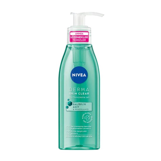 Nivea Derma Skin Clear Yüz Temizleme Jeli 150 ml Nivea Derma Skin Clear Yüz Temizleme Jeli 150 ml