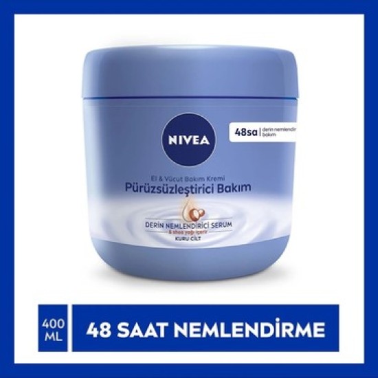 Nivea Vücut Kremi Pürüzsüzleştirici 400 ml Nivea Vücut Kremi Pürüzsüzleştirici 400 ml