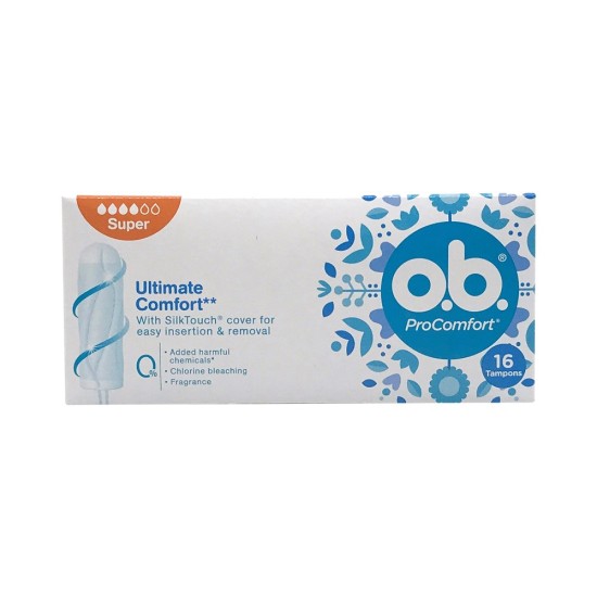 O.B PROCOMFORT TAMPON SÜPER 16'LI