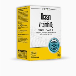 OCEAN VİTAMİN D3 1000 IU 50 ML DAMLA