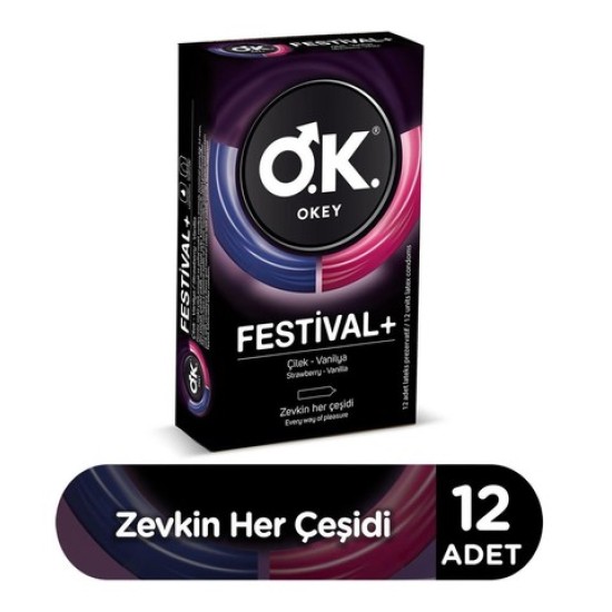 PRZ OKEY FESTİVAL ÇİLEK/VANİLYA 12'Lİ