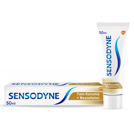 DİŞ MACUNU SENSODYNE TAM KORUMA+BEYAZLATICI 50 ML