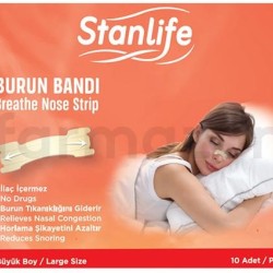 STANLİFE BURUN BANDI BÜYÜK BOY 10'LU