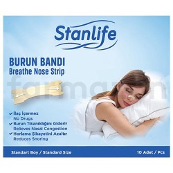 STANLİFE BURUN BANDI STANDART BOY 10'LU
