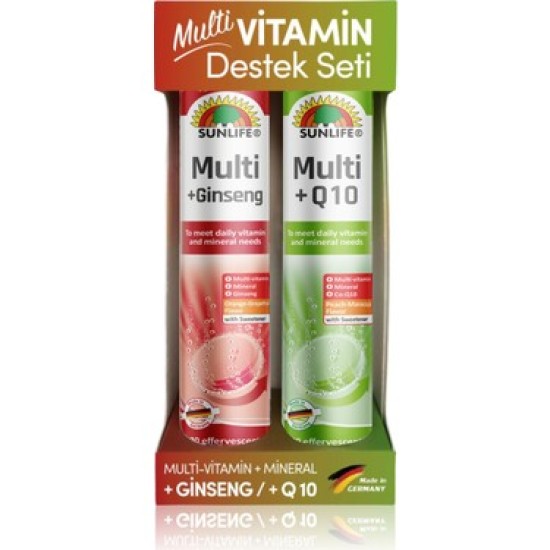 SUNLİFE MULTİVİTAMİN DESTEK PAKETİ (2'Lİ KOFRE)