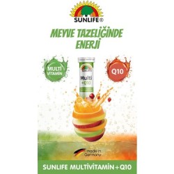 SUNLİFE MULTİVİTAMİN MİNERAL Q10 20 EFF TABLET