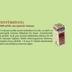 TENTÜRDİYOT 20 ML OLGUNSOY