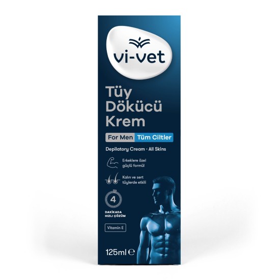 VİVET TÜY DÖKÜCÜ KREM FOR MEN 125 ML VİVET TÜY DÖKÜCÜ KREM FOR MEN 125 ML