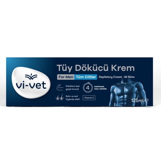 VİVET TÜY DÖKÜCÜ KREM FOR MEN 125 ML VİVET TÜY DÖKÜCÜ KREM FOR MEN 125 ML