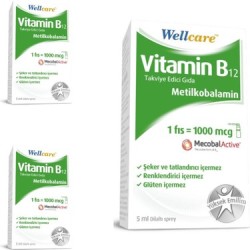 WELLCARE VİTAMİN B12 5 ML SPREY