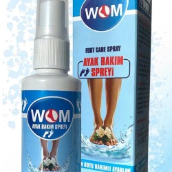 WOM AYAK MANTAR VE KOKU SPREYİ 50 ML