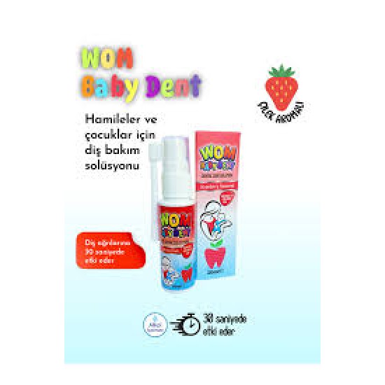 WOM BABY DENT DİŞ BAKIM SOLÜSYONU 20 ML
