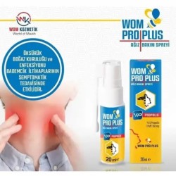 WOM PRO PLUS AGIZ BAKIM SPREYİ 20 ML